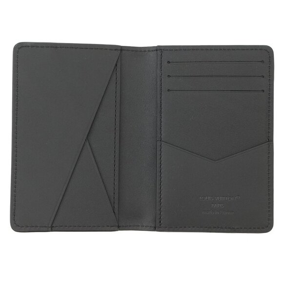 LOUIS VUITTON Organizer De Poch Leather Noir M69044 - Picture 4 of 4